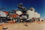 2 MTPA Gold Mine Mills and leach tanks
