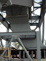 Transfer chute 4000tph conveyor