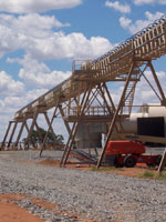 Paste Conveyor during construction
