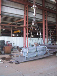 Test 500 m pressure and 17 tonne load